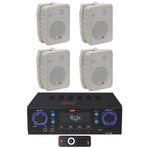 Lastvoice Wall Small Paket-2 Hoparlör ve Anfi Ses Sistemi Seti (1 ANFİ + 4 HOPARLÖR)