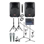 LastvoiceLastvoice Ample Covering-Paket-2 Aktif hoparlör ve Mixer Full Ses Sistemi Seti