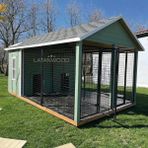 Latanwood Flea Köpek Kulübesi - Uzun Kenar: 400 Kısa Kenar: 200 Yükseklik: 220