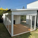 Latanwood Leia Ahşap Köpek Kulübesi Xl - Uzun Kenar: 400 Kısa Kenar: 200 Yükseklik: 230