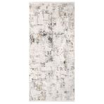 Latoya Gri Soyut Modern Geometrik Etnik Desenli Boho Makinada Yıkanabilir Hafif Hav Toz Vermez Leke Tutmaz Kaymaz Taban Dijital Makine Baskı Halı Oturma Odası Salon Yolluk Koridor Mutfak Halısı