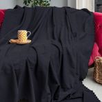 Latuda Concept Kaymaz Koltuk Örtüsü Çift Taraflı Mikrofiber Şönil 175x215 cm Antrasit – Kedi Köpek ve Çocuk Dostu - 175 x 215 cm