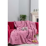 Latuda Concept Kaymaz Koltuk Örtüsü Çift Taraflı Mikrofiber Şönil 175x215 cm Gül Kurusu– Kedi Köpek ve Çocuk Dostu