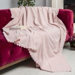 Latuda Concept Kaymaz Koltuk Örtüsü Çift Taraflı Mikrofiber Şönil 175x215 cm Pudra – Kedi Köpek ve Çocuk Dostu - 175 x 215 cm