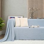 Latuda Concept Kaymaz Koltuk Örtüsü Çift Taraflı Mikrofiber Şönil 175x300 cm Bulut – Kedi Köpek ve Çocuk Dostu - 175 x 300 cm