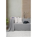 Latuda Concept Kaymaz Koltuk Örtüsü Çift Taraflı Mikrofiber Şönil 175x300 cm KURŞUN – Kedi Köpek ve Çocuk Dostu - 175 x 300 cm - Gri