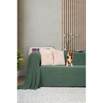 Latuda Concept Koltuk Örtüsü | Çekyat Örtüsü | Koltuk Şalı 175x300 Mikrofiber Şönil Çift Taraflı Kaymaz | Yeşil