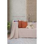 Latuda Home Kaymaz Koltuk Örtüsü Çift Taraflı Mikrofiber Şönil 175x350 cm XL- Camel – Kedi Köpek ve Çocuk Dostu