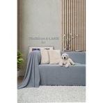 Latuda Home Kaymaz Koltuk Örtüsü Çift Taraflı Mikrofiber Şönil 175x350 cm XL- Gri – Kedi Köpek ve Çocuk Dostu