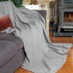 Latuda Home Premium Koltuk Örtüsü 110x175 cm (2 Adet) Berjer Gramajlı Jakarlı Şönil Gümüş | Kanepe Örtüsü | Kaymaz