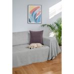 Latuda Home Premium Koltuk Örtüsü 175x300 LARGE Gramajlı Jakarlı Şönil Gümüş | Kanepe Örtüsü | Kaymaz