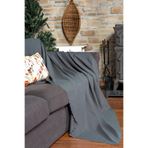 Latuda Home Şönil Fitilli Minimal Tekli Koltuk Örtüsü 110x175 Cm,2 Adet Çift Taraflı, Kaymaz, Terletmez Gri