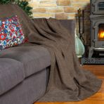 Latuda Home Zenit Koltuk Örtüsü 110x175 (2 Adet) Berjer Dekoratif Jakarlı Şönil | Kanepe Örtüsü | Kaymaz , Kahve - 110 x 175 cm
