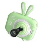 Lauder Kamera Çocuk Mini Oyuncak Dslr Fotoğraf Makinesi (Yurt Dışından) - Beyaz - Yeşil