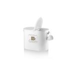Laundry Kapaklı Bölmeli Metal Deterjanlık - Beyaz Lr030