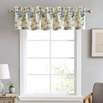 Laura Ashley | Cassidy Koleksiyonu | Şık Premium Otel Kalitesi Valance Perde, Ev Dekoru için Şık Dekoratif Pencere İşlemesi, 86x15, Yumuşak Sarı