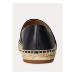 Lauren Ralph Lauren Deri Espadril 802P04415001, 40, 5003368760, Siyah, Kadın