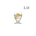 LAV Alara Cam Meşrubat Bardağı 6'lı 290 ml Tablalı (Tatlı Servisi , Dondurmalık , Su Bardağı )