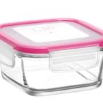 Lav Cam Kilitli Saklama Kabı Kahvaltılık FRS227 Pembe