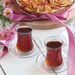 Lav Duru 6'lı Çay Bardağı - 155 ml - 6 Adet - Şeffaf