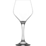 Lav Ella Cam Goblet 6'lı 440 ml Ayaklı (Şarap Kadehi , Kokteyl Bardağı) - Renkli