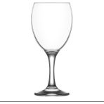Lav Empire Cam Kırmızı Şarap Kadehi 6'lı 340 ml Ayaklı (Meşrubat Bardağı)