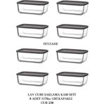 Lav Kahvaltılık Saklama Kabı Seti 8 Adet 1170Cc (Cub-238)