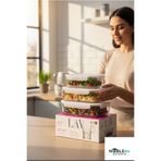 LAV KYOTO 3" Lü Saklama Kabı + HELEN 6" Lı Kupa