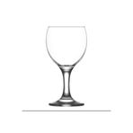 LAV Misket Cam Beyaz Şarap Kadehi 6'lı 170 ml Ayaklı (Meşrubat/Su Bardağı)