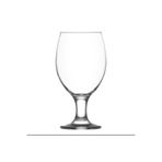 LAV Misket Cam Bira Bardağı 6'lı 400 ml Ayaklı
