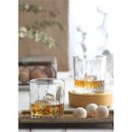 Lav Odin 6'lı Su Meşrubat Bardağı Şeffaf Cam Desenli 330 ml Hacimle Şık Sunum İçin