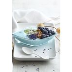 Lav pesto kayık meze servis tabağı - cam kahvaltılık sunum seti 6 parça
