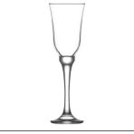 Lav Resital Cam Şampanya Kadehi 6'lı 200 ml Ayaklı (Kahve Yanı Su/Kokteyl Bardağı)