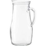 Lav Tekli Sürahi, 1.8 L Hacim, Cam, Beyaz