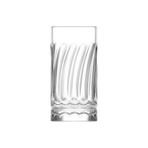 LAV Wave Cam Meşrubat Bardağı 6'lı 390 ml (Büyük Su/Soğuk Kahve/Kokteyl Bardağı )