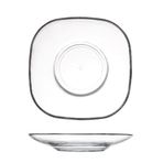 Lav ZEN277 6'lı Cam Çay Tabağı Seti