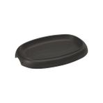 Lava 12x19 cm Siyah Döküm Oval Fajita Tabağı Ölçü