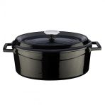 Lava 23x29 cm Trendy Oval Döküm Demir Tencere