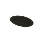 Lava 32x23 cm Siyah Döküm Oval Döner Kebap Tabağı