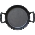 Lava Demir Döküm Yuvarlak 24 cm Kulplu Tava Kırmızı