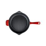 Lava Demir Döküm Yuvarlak 28 Cm Izgara Tavası Kırmızı