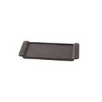 Lava Döküm 13x25 CM Dikdörtgen Siyah Servis Tabağı Ölçü LV HRC 006
