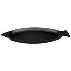 Lava Döküm 20x32 CM Yekpare Kulplu Döküm Demir Balık Tabağı LV ECO BT 2032 T8