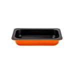 Lava Döküm 32x17 CM Dikdörtgen 1/3 Turuncu Gastronomi Küvet LV KV 3217 O
