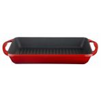 Lava Döküm Dikdörtgen Kırmızı 22x30 CM Tepsi
