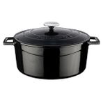 Lava Döküm Folk 28 CM Mor Yuvarlak Tencere LV Y TC 28 K1 BL