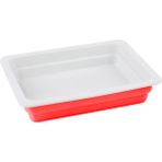 Lava Döküm GN 1/2 Ölçü 26x33 cm Kırmızı Gastronorm Küvet