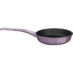 Lava Döküm Kızartma Tavası, Metal Saplı. ÇAP(Ø)24CM. - Mor