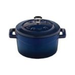 Lava Döküm Mini Tencere Folk 10 CM mavi