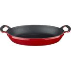 Lava Döküm Oval Kulplu Tava Ölçü 27x20cm